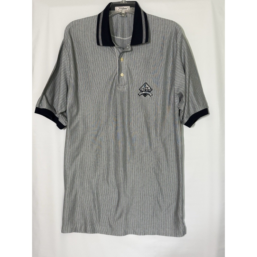 VTG The Quarry Golf Club Titleist By Corbin Embroidered Men's Polo Large